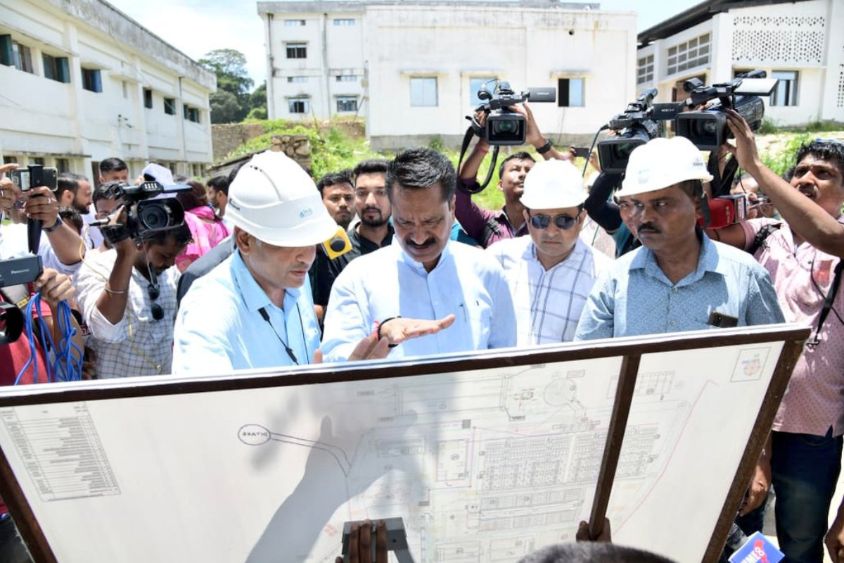 Ashok Singhal Takes Stock of JICA Water Supply Project In Guwahati