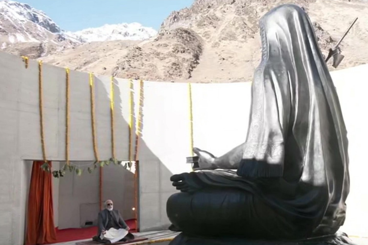 India PM Modi Inaugurates 12 Feet Statue Of Adi Guru Shankaracharya In
