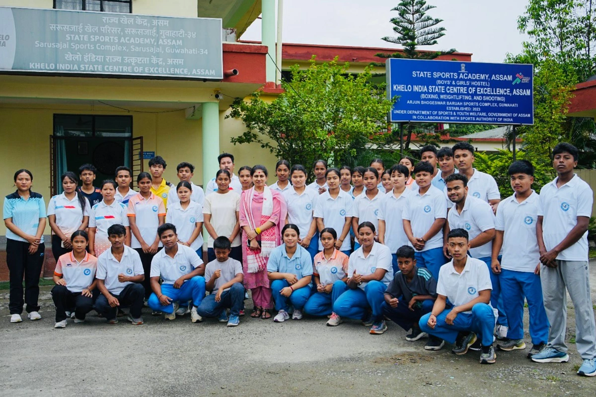 Sports Minister Raksha Khadse Visits Assam, Reviews Sports Science ...