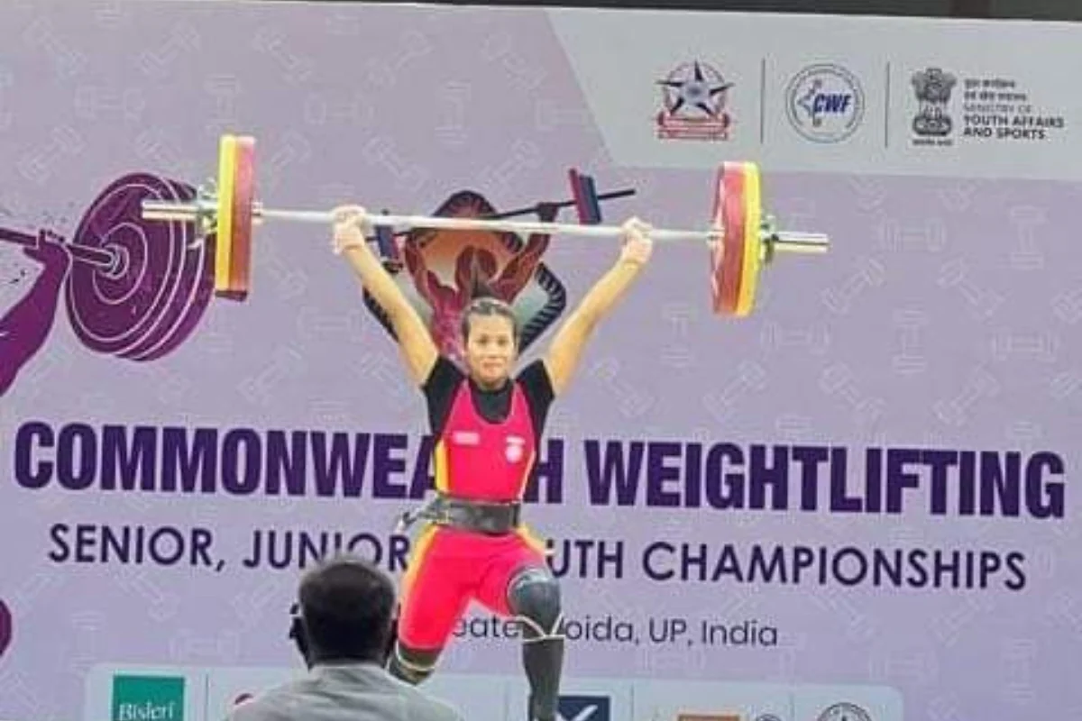 Assam Girl Clinches Gold In National Weightlifting Championship