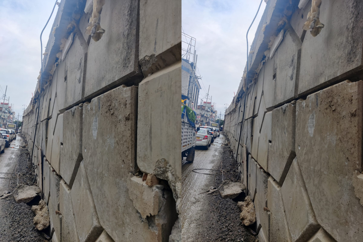 Guwahati Contortion Of Zoo Road Flyover Base Causes Concern Among