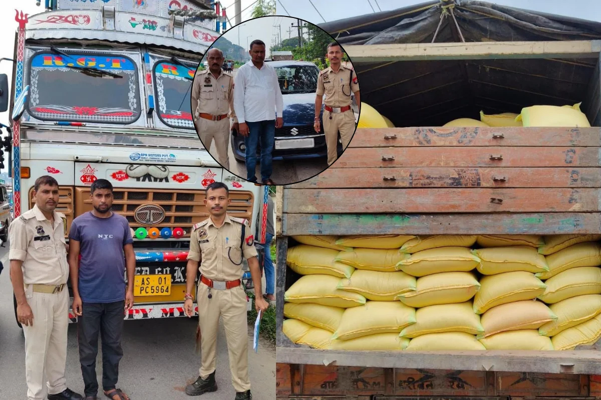 Truck Carrying 600 Bags of Rice Seized in Guwahati, Two Arrested
