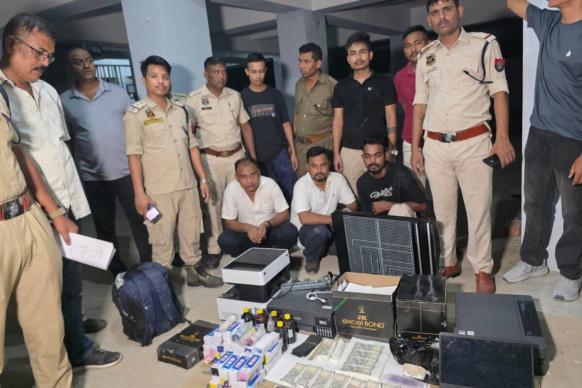 Fake Currency Racket Busted in Guwahati , ₹3.86 Lakh Seized, Three Arrested